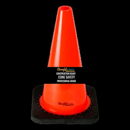 Comfitwear Traffic Safety Warning Flags 18 in x 18 in with Pole, 100PK FN-180